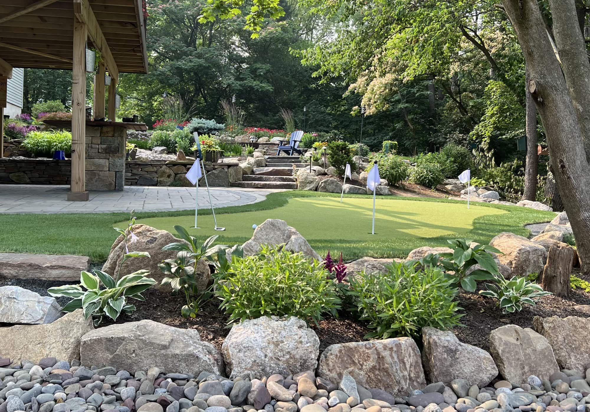 Putting Green Installation in Richmond, TX